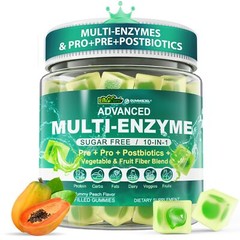 Digestive Enzymes Gummies for Women & Men Multi-Enzymes with 90Billion CFU Pr…