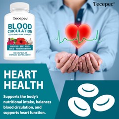 Blood Circulation Supplement – Blood Pressure Support, Heart Health Capsules