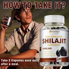 Pure Himalayan Shilajit 10000mg – Fulvic Acid – Stamina, Strength, Performance