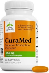 Terry Naturally CuraMed 750mg – Antioxidant Supplement for Brain & Heart Health