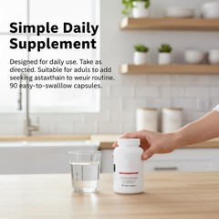 ValAsta LUMINE Astaxanthin 35mg,35mg Non-GMO Vegan Health Care, Gluten Free