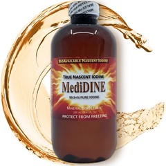 MediDINE™ True Nascent Iodine Dietary Supplement – 0.006% – 250 mL in Plastic