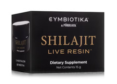 Cymbiotika Pure Shilajit Live Mineral Resin Elemental Gold/Silver 15g 12/2034