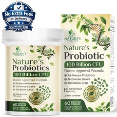 Probiotics 100 Billion CFU 16 Strains with Prebiotics 60 Capsules
