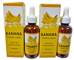 (2 Pack) Banana Drops for Weight Loss, BananaDrops Dietary Supplement 2.3oz Each