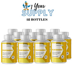 Glucoherb- Blood Support- 12 Bottles- 720 Capsules
