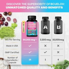 Collagen Peptides Type I II III V X – Biotin, Keratin, Hyaluronic Acid