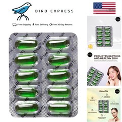 50 Evion Capsules Vitamin E for Glowing Face Skin Strong HairAcneNails 400Mg