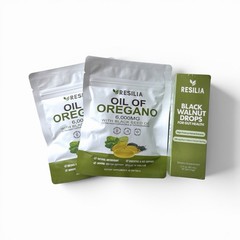 Resilia Bundle 2 Oil of Oregano, 1 Black Walnut Drops – Ships Next Business Day!