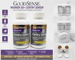 Women 50+ Senior Multivitamin Multimineral Supplement 2 Pk 200 Tablets Exp 06/27