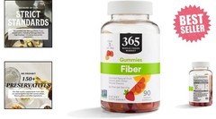 Fiber Gummies – Assorted Natural Fruit Flavors, 90 Count Support