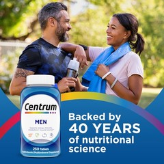 Centrum Multivitamin for Men, Multivitamin/Multimineral 250 Count (Pack of 1)
