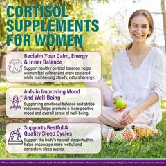 Cortisol Supplements for Women & Men, Cortisol Reducer Gummies w/ Magnesium, …