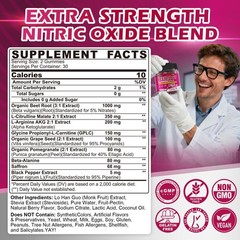 Beet Root Gummies with L-Citrulline & L-Arginine, Nitric Oxide Supplements fo…