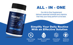 Horsefil Male Capsules, Horse fil Support Supplement (60 Capsules)