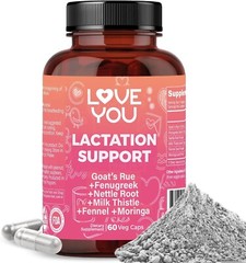 Lactation Support Supplement for Women Goat´s Rue Fenugreek Nettle Root Moringa