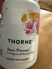 Thorne Basic Prenatal Supplement for Pregnant & Nursing Women Exp: 04/2027