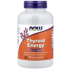 Now Foods Thyroid Energy 180 Veg Capsules GMP Quality Assured, Kosher