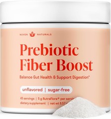 Prebiotic Fiber Powder – Unflavored & Sugar Free | 45 Servings | Fiber Supple…