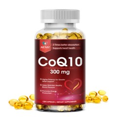 COQ 10 Coenzyme Q-10 300mg Heart Health Support, Increase Energy & Stamina 240pc