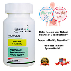 Increase Intestine Flora, Bad Bacteria Relief, 20 Billions Good Microorganisms.