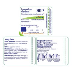 Boiron Lycopodium Clavatum 200C Homeopathic 80 Count (Pack of 1), Purple