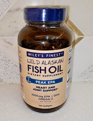 Wiley’s Finest Wild Alaskan Fish Oil 120 Softgels (exp 1/2028)