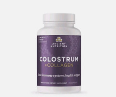 Ancient Nutrition Colostrum + Collagen 75 Capsules Exp 01/27/2027