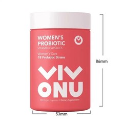 2 Pack Womens Probiotic Capsules Feminine Health pH Balance 120ct