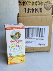 6 Pack Mary Ruth’s Toddler Organic Vitamin C Drops, Orange Vanilla