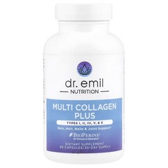 2 X Dr. Emil Nutrition, Multi Collagen Plus, Types I, II, III, V, & X-worldwide