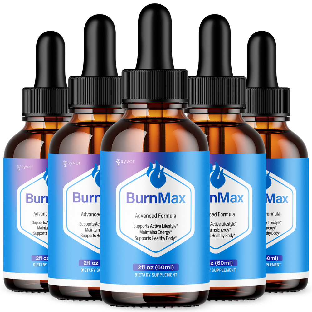(5 Pack) Burn Max Drops Advanced Formula Health & Fitness Supplement 150 Serves