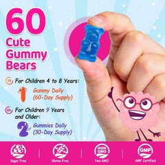 Kids Methylated Multivitamin – MTHFR, L-Methylfolate, Ages 4+, Immune Support