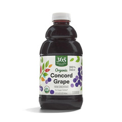 , Organic 100% Juice, Concord Grape, 32 Fl Oz