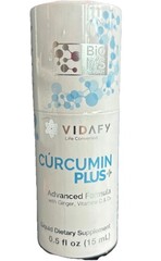 Vidafy Curcumin Plus+ BioMS Advanced Formula with Ginger & Vitami C – 15ml 9/27