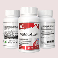 DIOSMIN Circulation and Vein Support 60 Capsules Bottle Pure Diosmin-Hesperidin