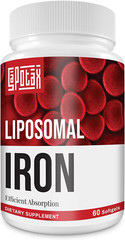 Liposomal Fe Iron Supplement for Women,65 Mg Iron Supplements with Folic Acid &