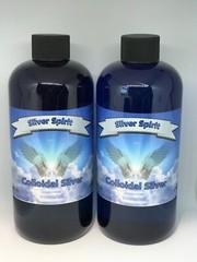Silver Spirit Nano Colloidal Silver 32 PPM 32 oz Immune Support Antibiotic