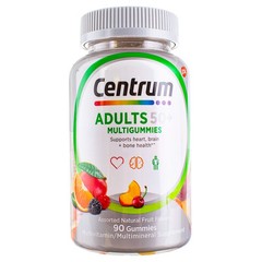 4 Pack Centrum Adults 50 Plus Multivitamin Multimineral Gummies, Assorted Nat…