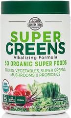Country Farms Super Green Drink Mix, Natural, 10.6 Ounce (Packaging may vary)