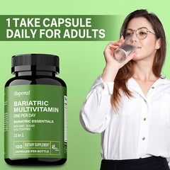 Bariatric Multivitamin -with 21 Vitamins,Balance Energy Levels Promotes Burn Fat