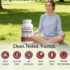Lemeli Beet Root Supplement 60 Capsules, Lemeli Beetroot – 1300mg