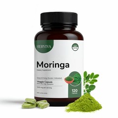 Moringa Capsules-1200 mg of Organic Moringa –Vegan Capsules