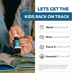 Organic Kids L-Methylfolate + Methyl B12 Cofactor – MTHFR Sublingual Form – 5-MT