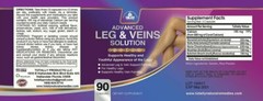Amino Acid BCAA Muscle Support Supplement & Legs Healthy Veins Function 90 Caps