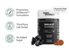New Man Matters Original Himalayan Shilajit Gummies For Men (30N) for 1 month