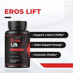 Eros Lift – Male Enhancement Blend with Saw Palmetto, Wild Yam & Nettle – 60ct.