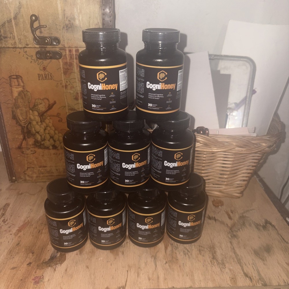 (9 pack) CogniHoney Advanced Capsules, Cogni Honey Supplement Capsules