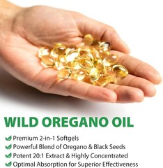 Resilia Oil Of Oregano With Black Seed Oil 6,000MG