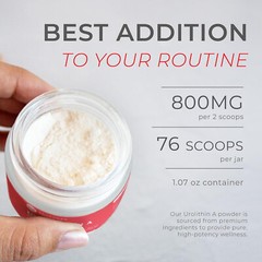 Vegan Urolithin A Powder | Non-GMO, Gluten-Free Formula for Anti-Aging Support